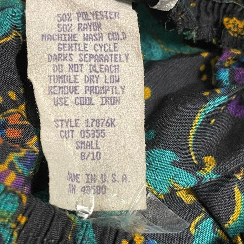 Vintage Floral Maxi Skirt - Picture 6 of 7